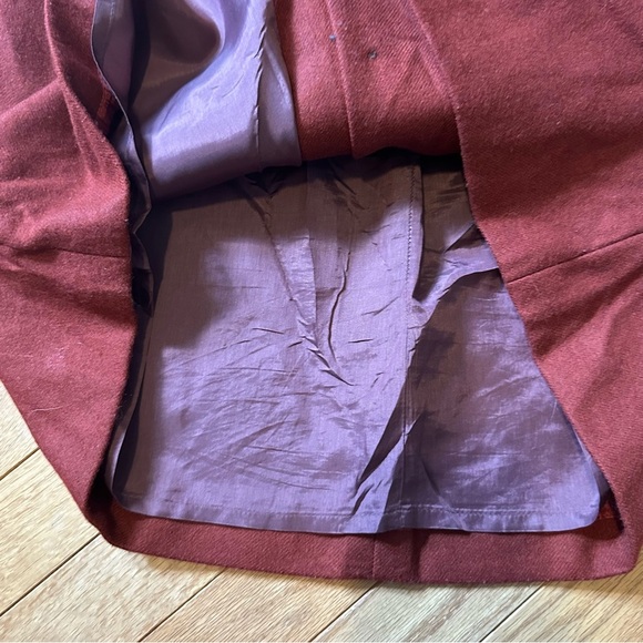 J. Crew Button Detail Skirt In Double Serge Wool Womens 2 - Picture 5 of 8